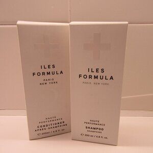 ILES FORMULA Haute Performance Hair Shampoo AND Conditioner - 6.8 Oz Each--NIB.